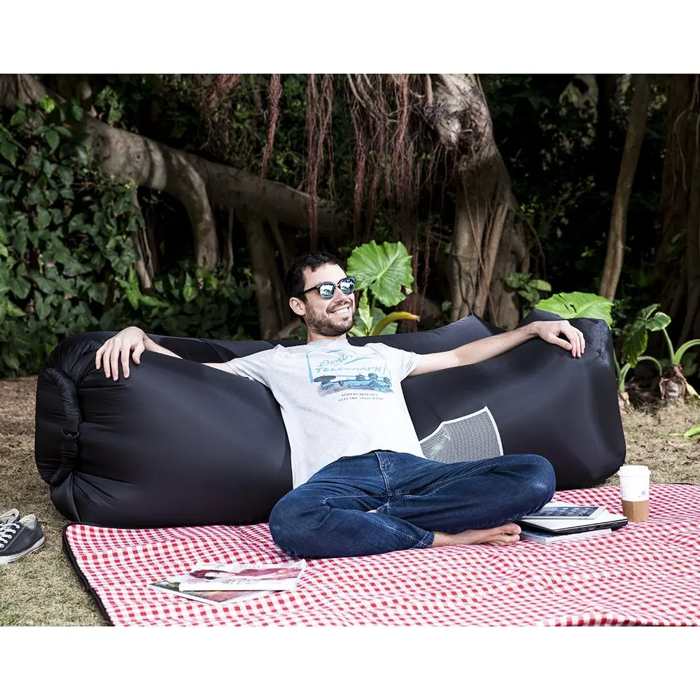 Top Seller Outdoor Camping Inflatable Sleeping Sun Lounge Air Sofa Lounger