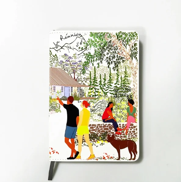 USA Warehouse RTS PU Leather A5 Sublimation Blanks White Notebook Journal Cover for Heat Transfer Printing