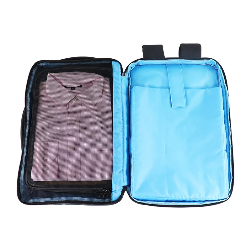 Customized Travel Business Backpack Large Capacity Laptop With Usb Charge Port Durable Travel Backpack Blue Travel Backpacks