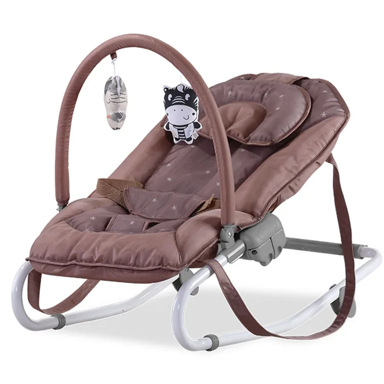 Easy for taking Baby rocker napper  baby rocker infant bouncer rocker with hanging toys