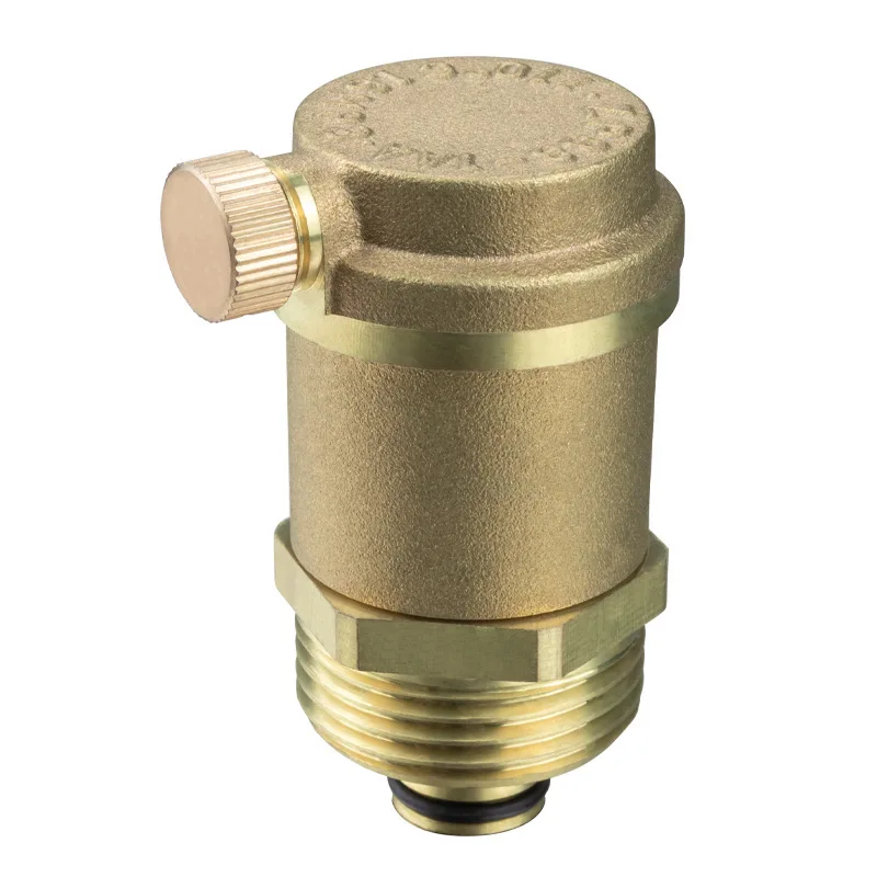 Valve Brass Quick Automatic Thread Outer Wire Pipe Plumbing Fire Protection DN15 Wholesale One-Way Exhaust Valve