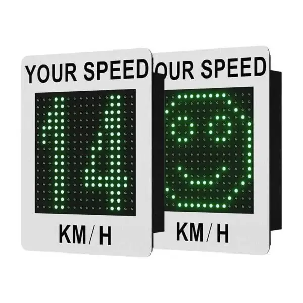 High Quality Euro P20 Module LED Solar speed radar sign Traffic Detector Doppler radar Sensors Led speed Limited Signs