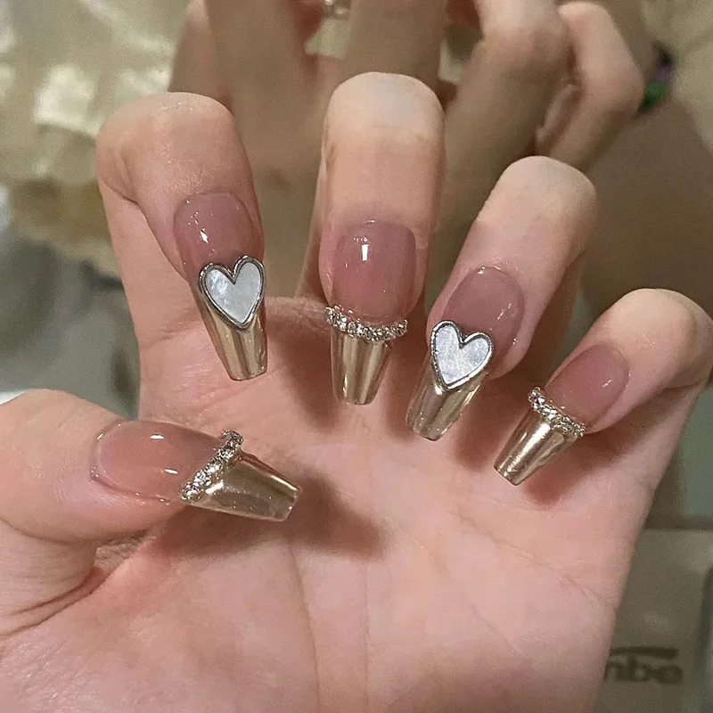 Custom wholesale European style ABS material Advanced press-on nails