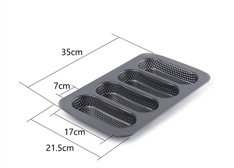 Perforated Metal Pastry Baked Food Baking Tray / Stainless Steel Cooler Pan