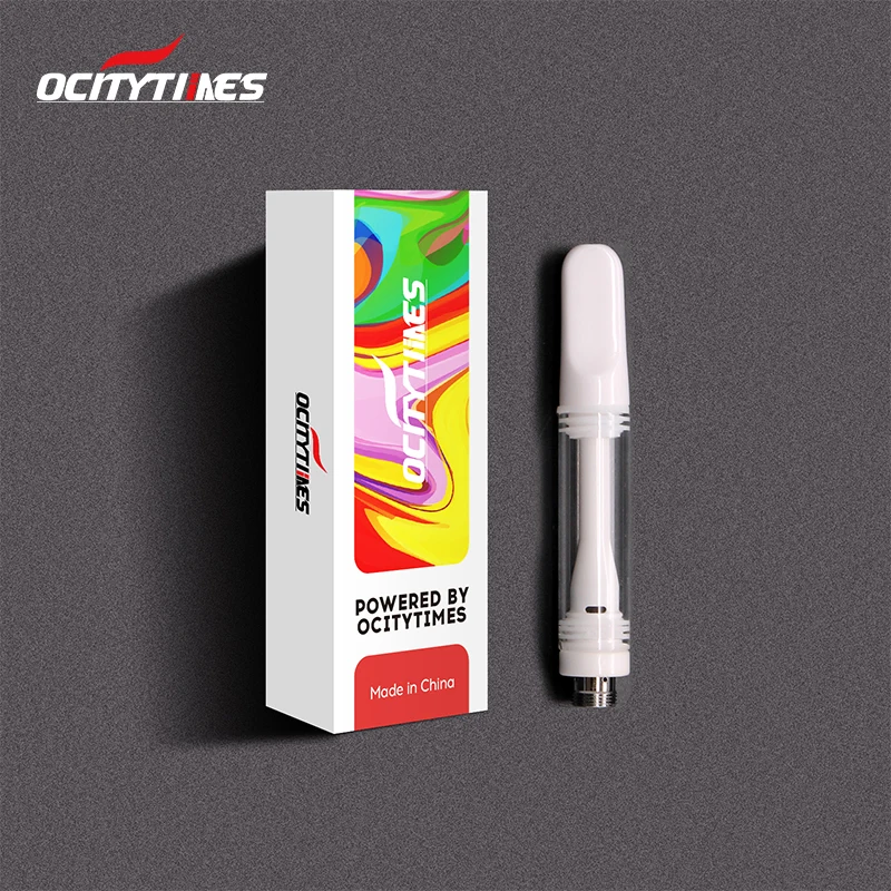 Ocitytimes 0 5 мл 1 толстый масляный картридж cbd 510 безфитильный полностью керамический CBD