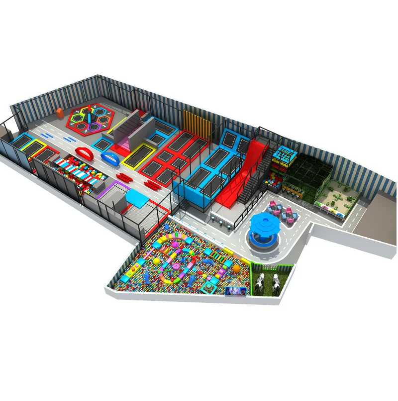 Hot sale Indoor playground trampoline park for kids adults