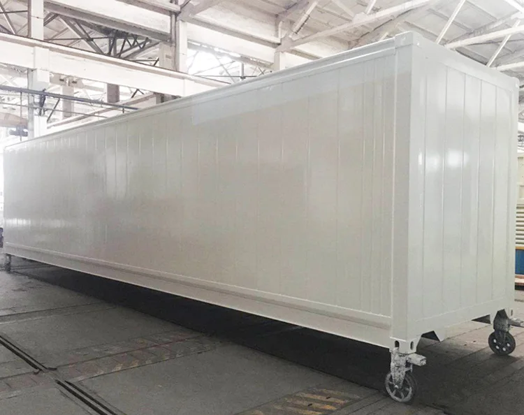 China Cheap Insulated Shipping Container 40 Feet High Cube Reefer Container Without Cooling Unit