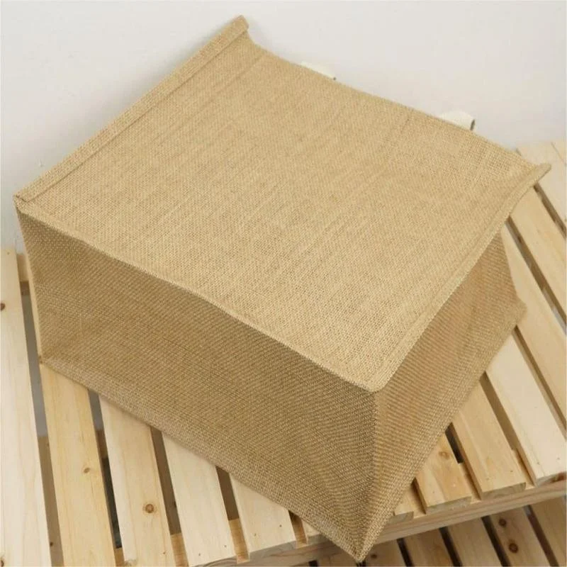 Custom Luxury Lifestyle Bags Durable Tote Bag  for Promotion Jute Bags Wholesale Textile Packaging With Zipper