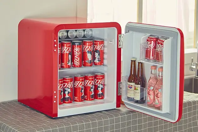 Горячая Распродажа, новый популярный дизайн, Настольный косметический холодильник емкостью 45 л, мини-холодильник