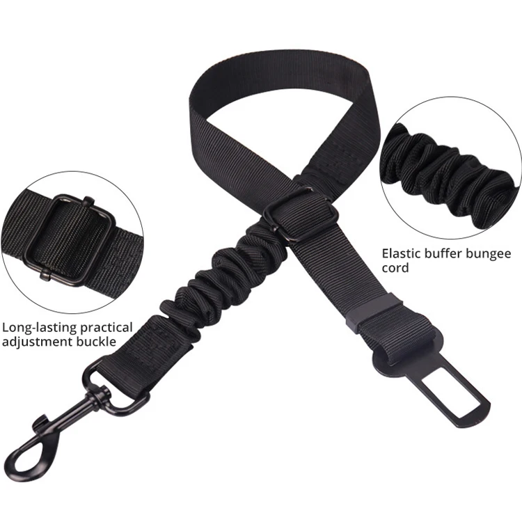 black nylon adjustable nylon pet cat harness and leash