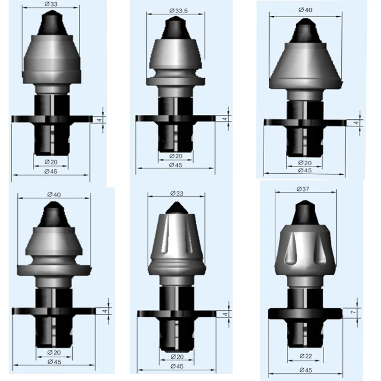 
Tungsten carbide pavemill picks / cutters used for road mining machine 