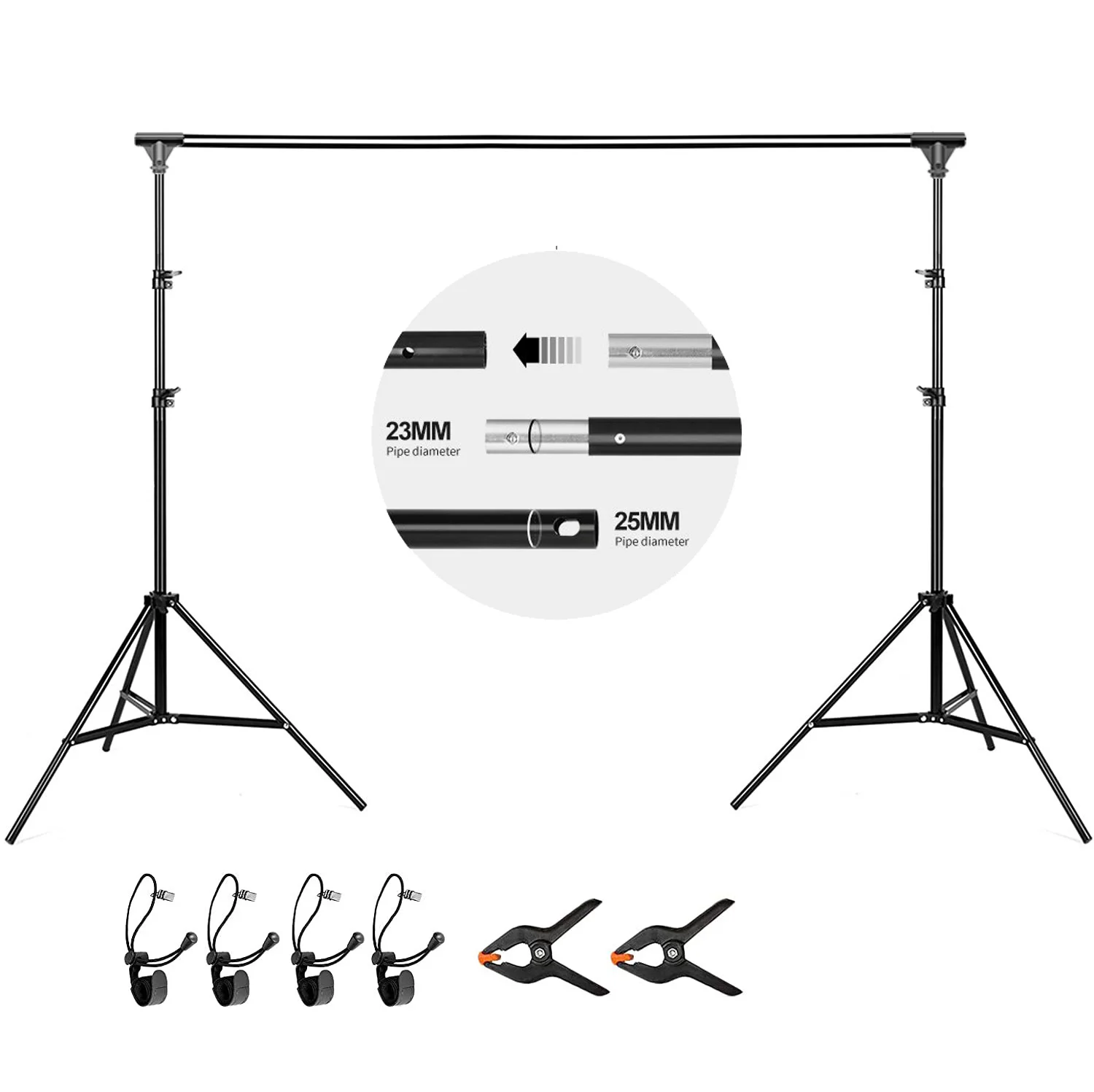 Photo Studio Soft Box 2*3m Backdrop Light Stand Umbrella Softbox Photographic Lighting Kit For Photography Video