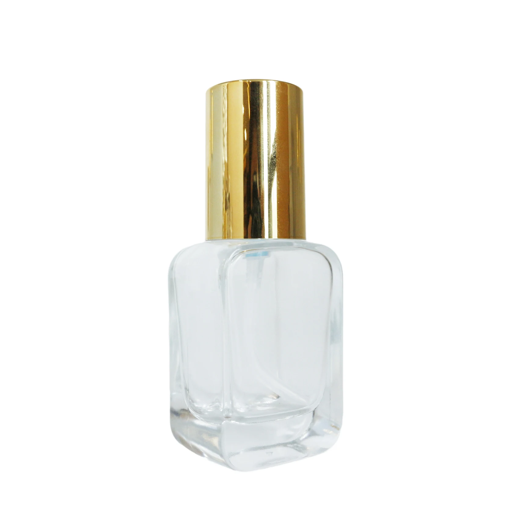 30ml 1oz empty luxury pump glass lotion bottle with gold cap for skin care foundation face cream serum essence