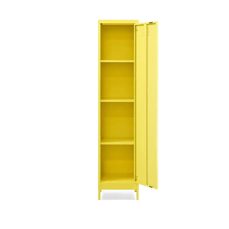 Luoyang Factory KD structure Home Furniture Metal Storage Bedroom Almira Steel Clothes Storage Cabinets Closet House Room Locker