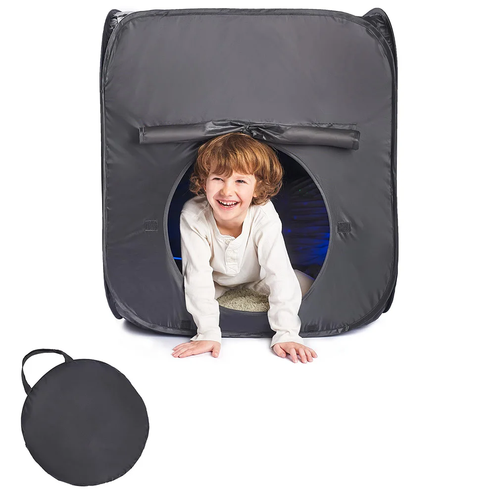 Calm Corner Children Play Blackout Tent Pop up Kids Sensory Tent with Autism SPD Anxiety ADHD