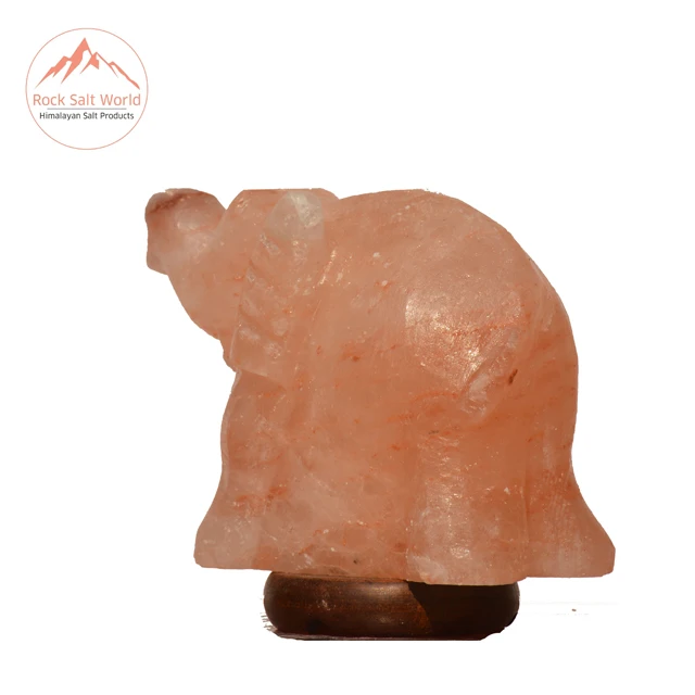 
Natural Elephant Shape Himalayan Salt Lamp For Kids Gaming Play Room Best Crafted in Animal Shape Salt Lamp of Himalayan Salt 