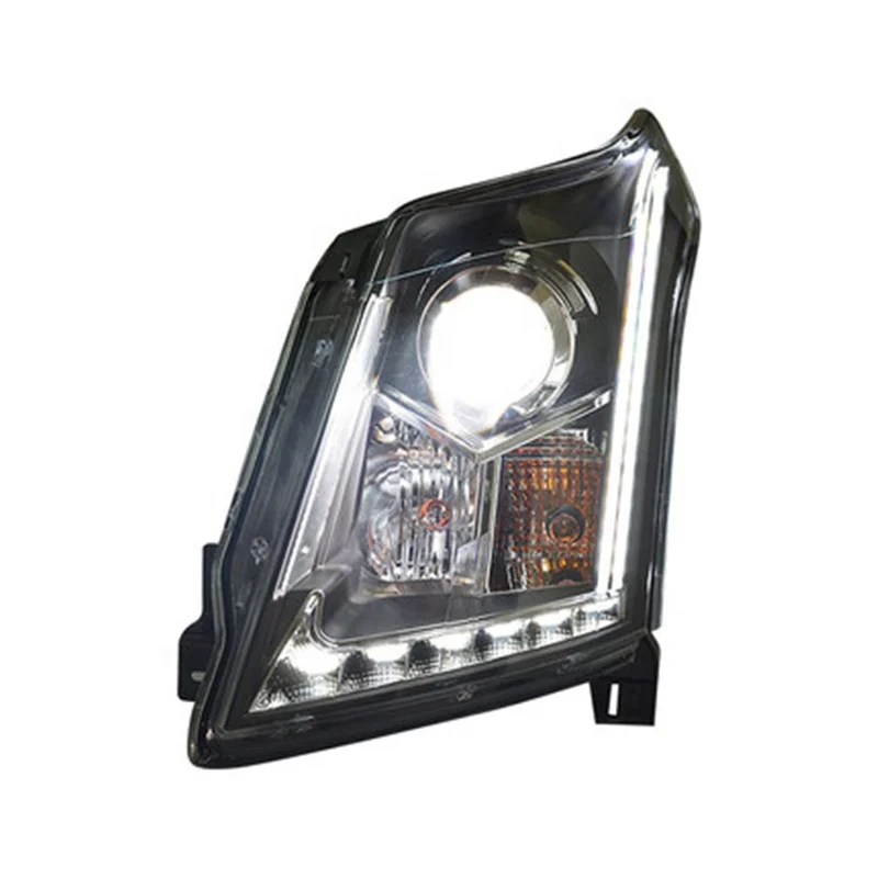 Quality Head Lamp 2010-2015 Cadillac SRX 4 Functions DRL + Low + High Beam + Signal Front Bumper LED Auto System Indicator parts