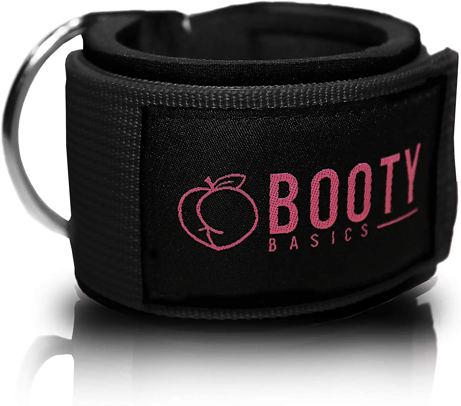 BOOTY BASICS-Hip thrust and squat barbell pads-Leg and hip exercise resistance bands-Comes with ankle straps for cable machines