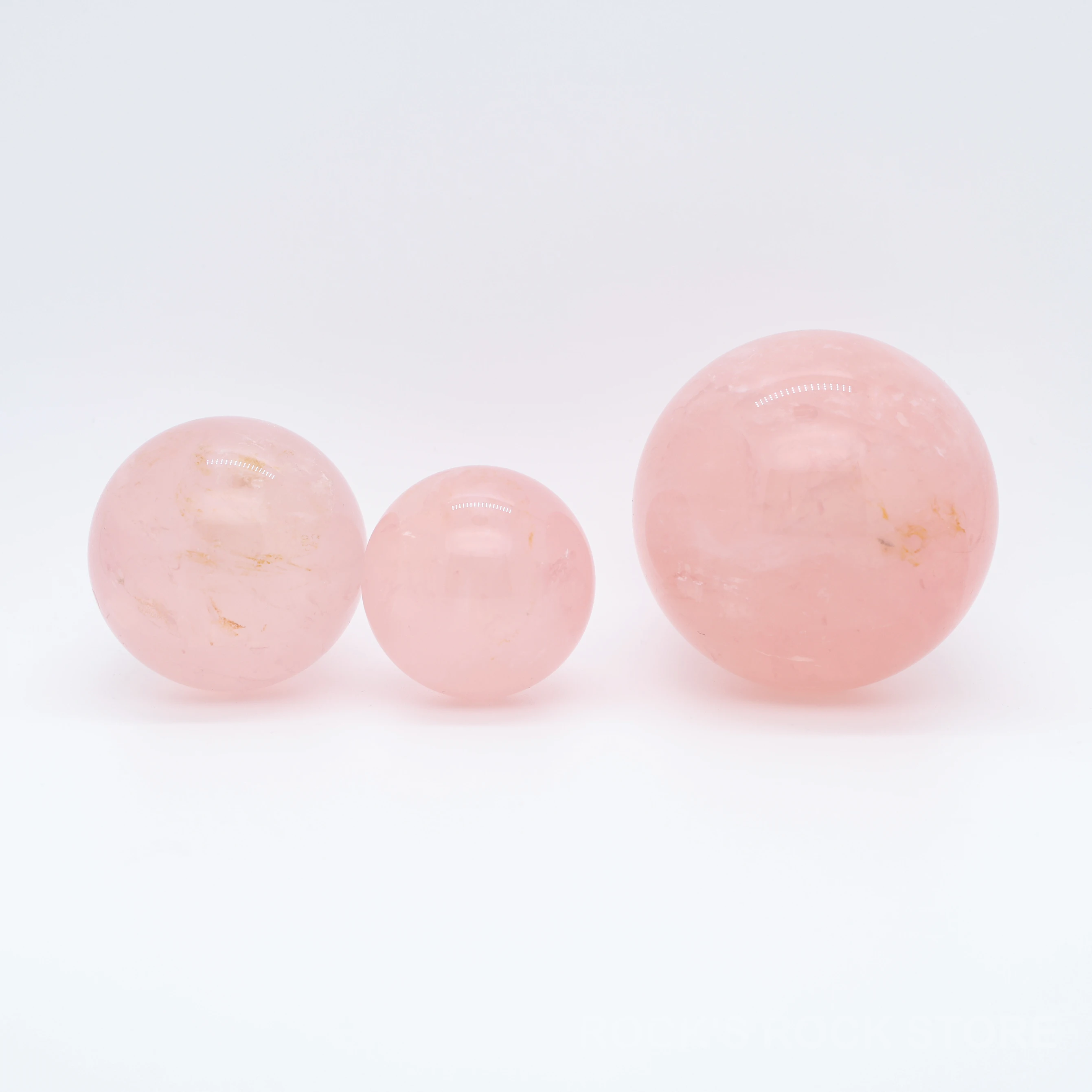 Wholesale custom crystal gum polished rose quartz  sphere quartz balls for healing