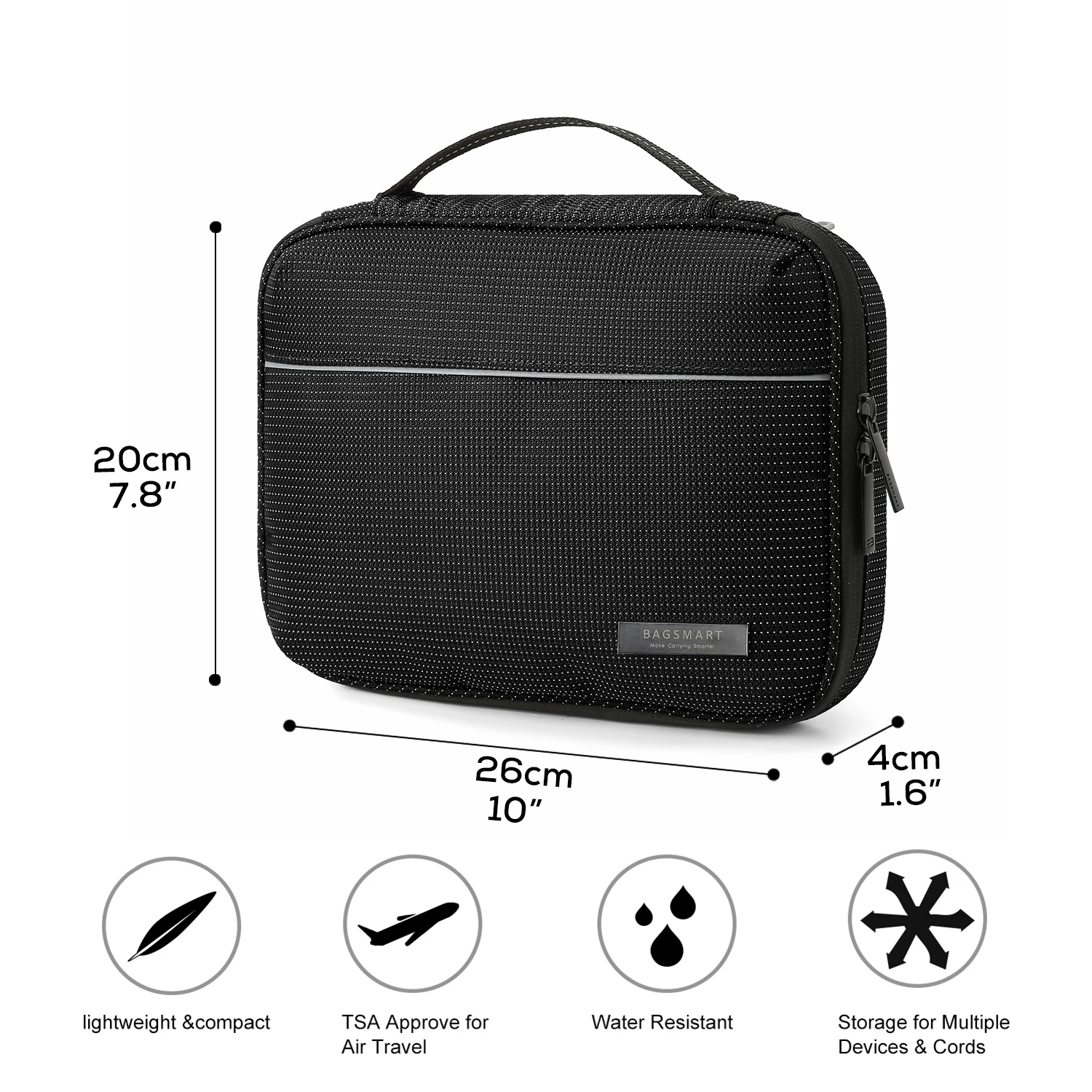 new design travel electronics cable organizer bag case for digital accessories devices gadget portable storage bag