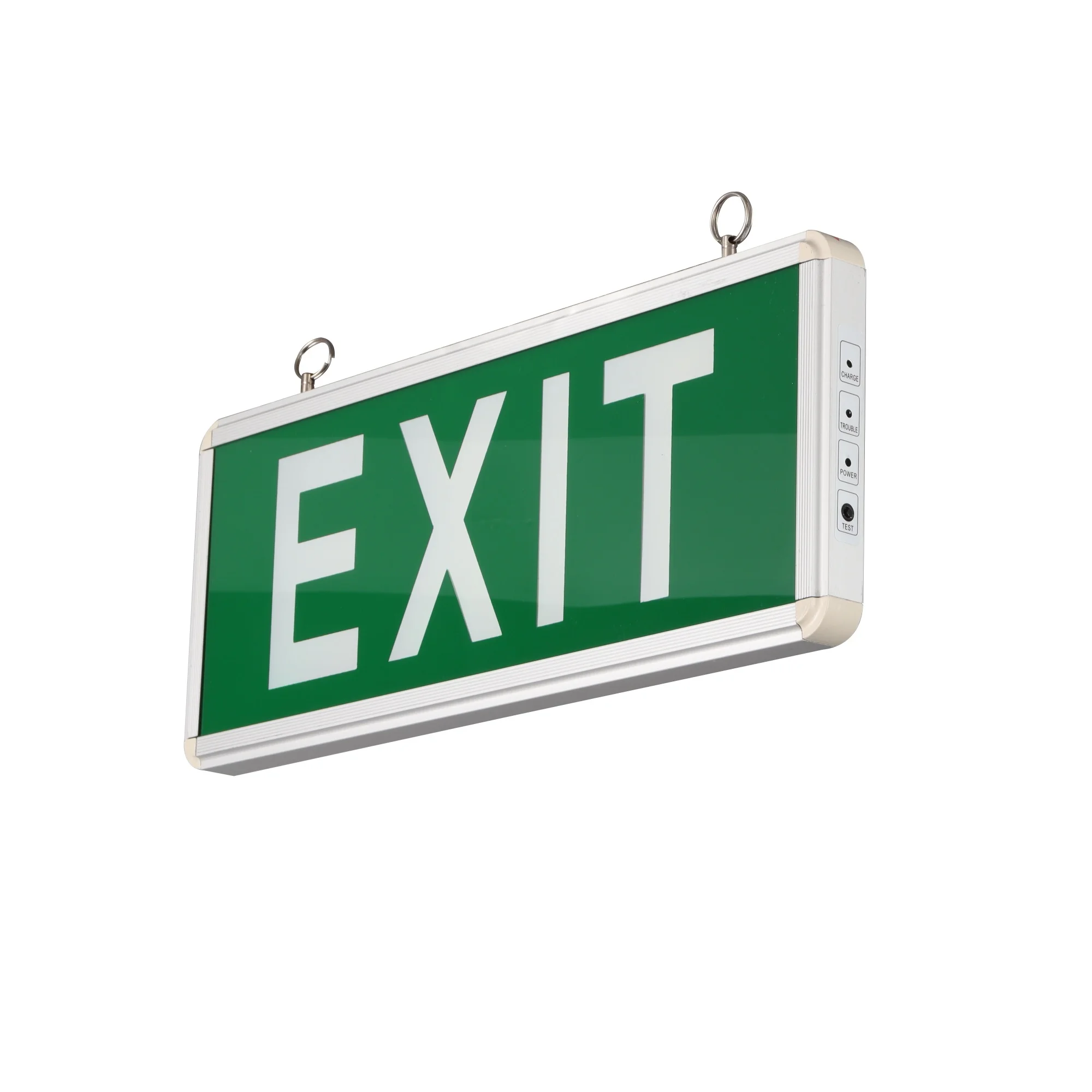 Luminescent Green Photoluminescent Directional Exit Signs Emergency Lighting For Safety