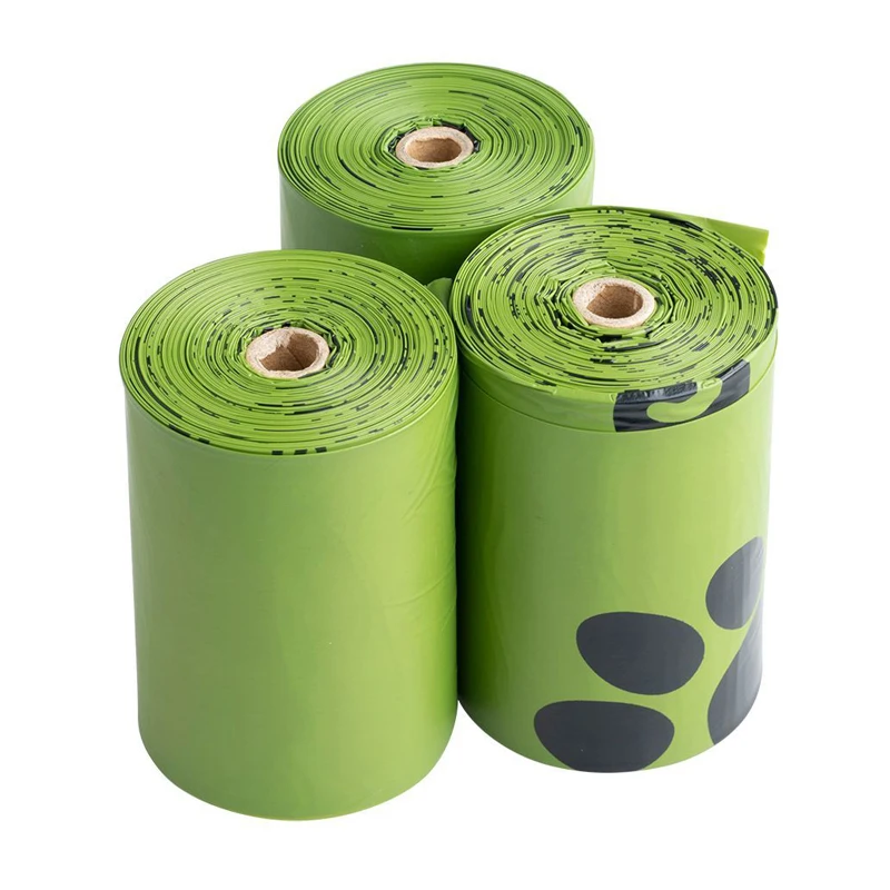 Custom printed biodegradable pet earth waste dog poop bags