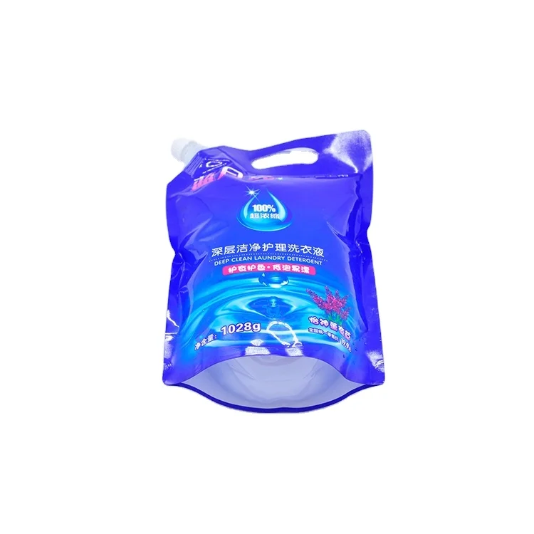 Good Quality Antiseep Spout Pouch Doypack For Laundry detergent Packaging