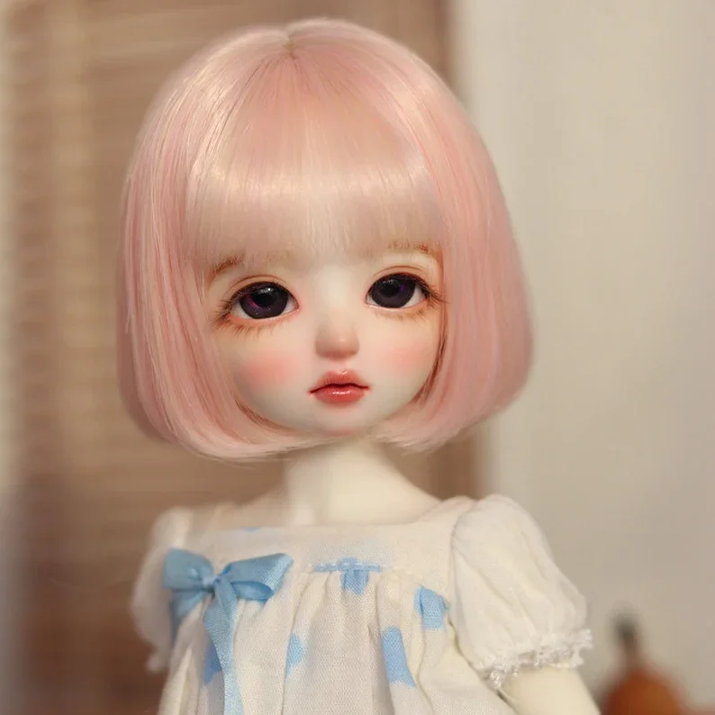Zoesoul Custom Cute Bob wig for 1/6 1/4 1/3 BJD Doll Wig Synthetic Doll Wigs