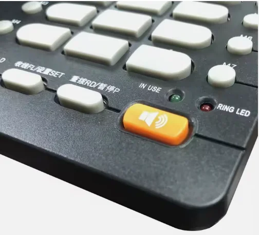 Good Design Black and White Wired Telephone with Caller ID for Home Office or Hotels