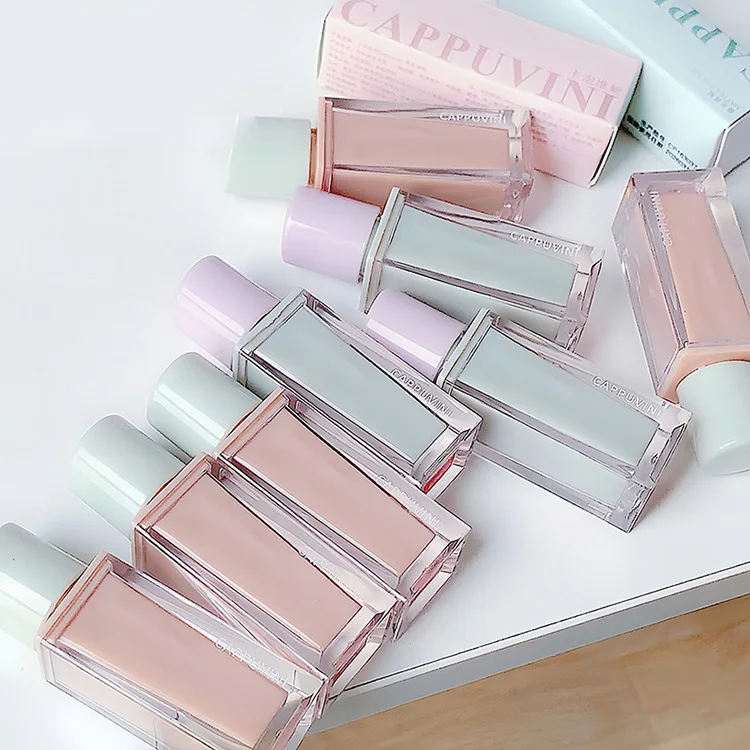 Cappuvini Spring Palpitation Lip Glaze Waterproof Whitening Mirror Full Lip Lipstick Moisturizing Milk Tea Pigment Lip Gloss