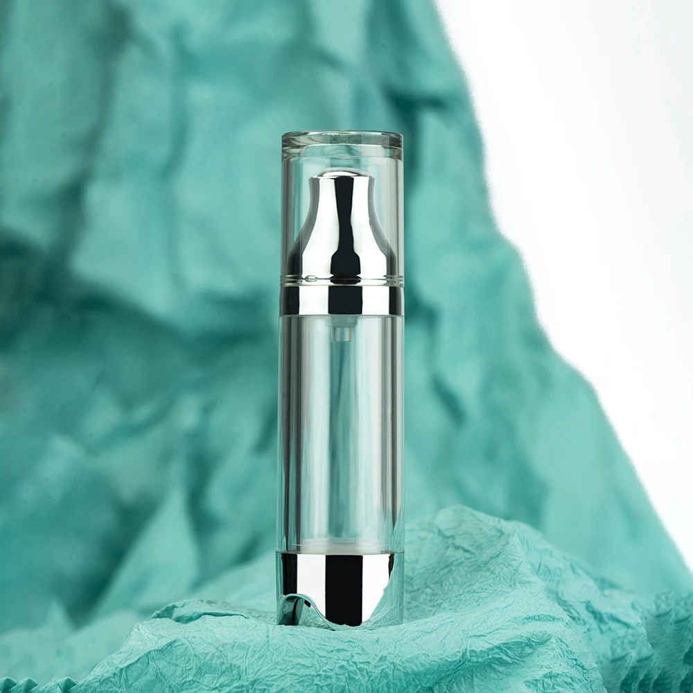 30ml plastic skin care vacuum pump packaging acrylic cosmetic lotion bottle skin serum packing bottle