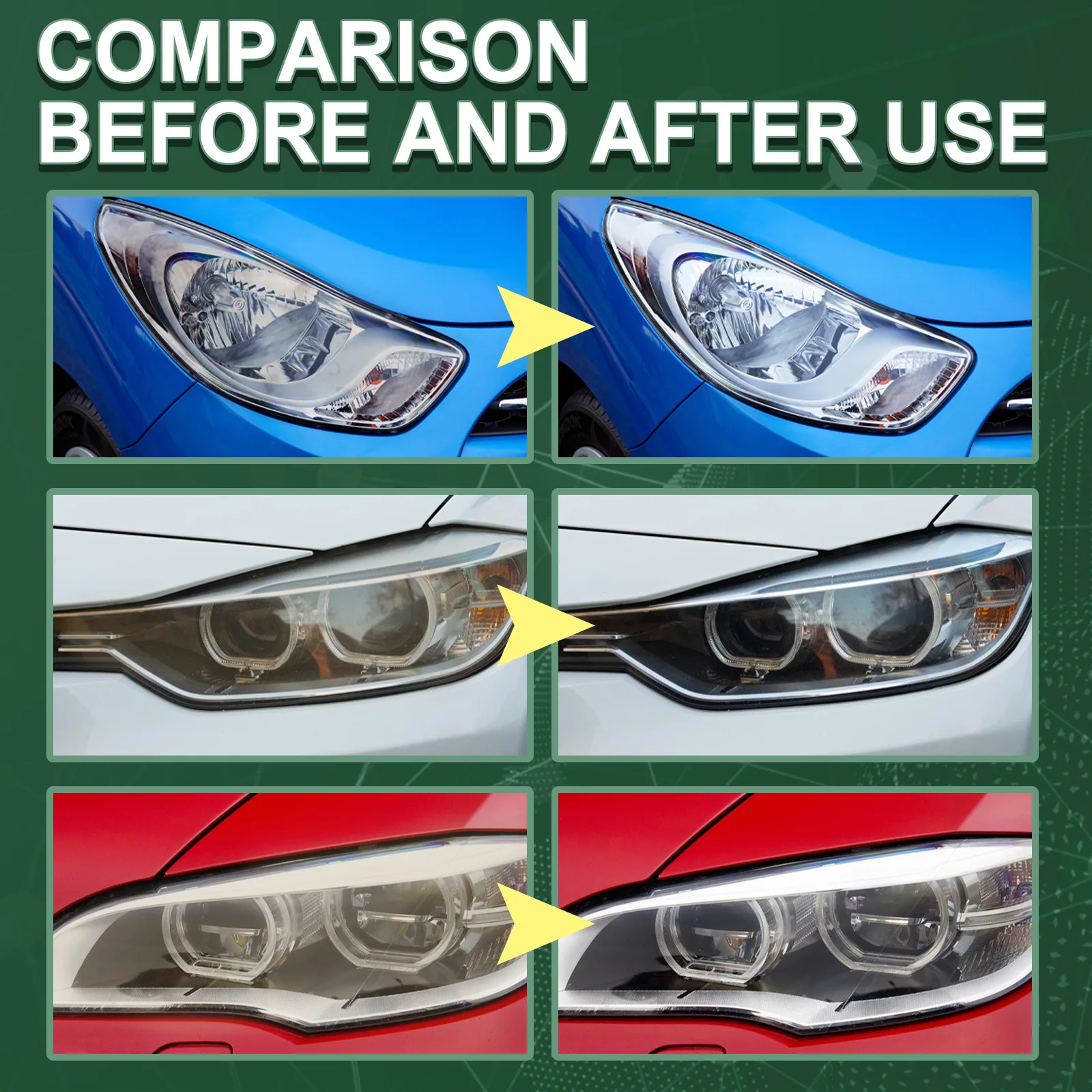 Custom Logo Rayhong Long Lasting Anti-fouling Polishing Oxidation Resistance Lamp Renewal Car Headlight Restoration Liquid