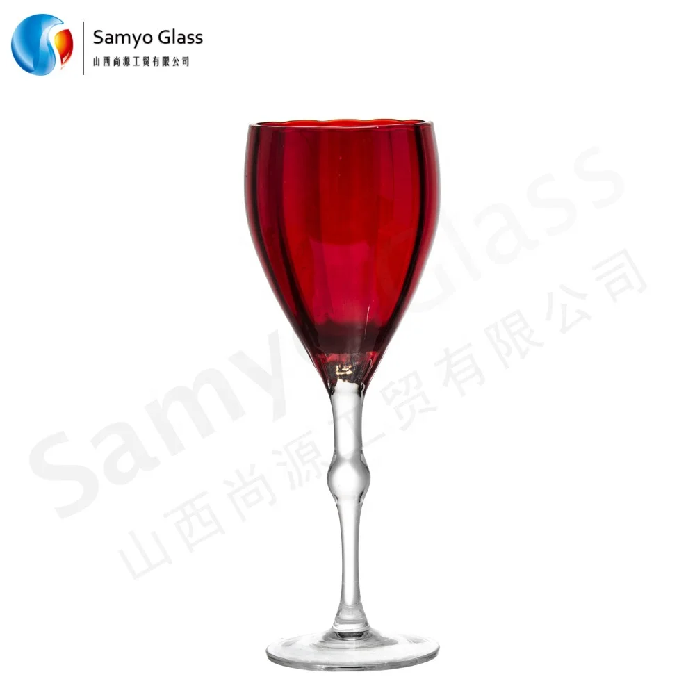 Samyo Handmade Best Selling Fancy Colored Glassware Sets Wholesale