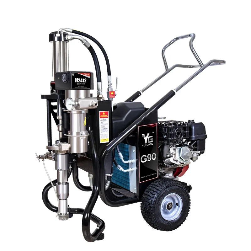 Professional Hydraulic Gas/Electric/Diesel High Pressure Airless Spray Machine For High Viscosity Epoxy Silicone Sprayer