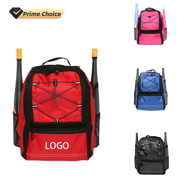 BSCI custom Factory wholesale hot sale high quality Waterproof Youth Baseball Bag Baseball and Softball Equipment Athletic Bags