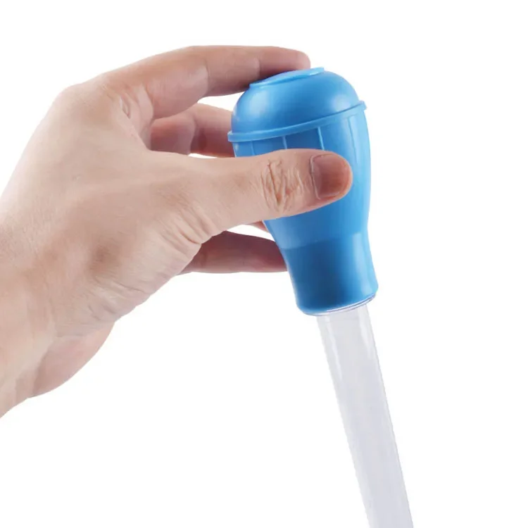 Fish Tank Poop Sucker Water Changer Aquarium Mini Feeding Tube Manual Siphon Vacuum Cleaner Fish Tank Bottom Cleaning Tool