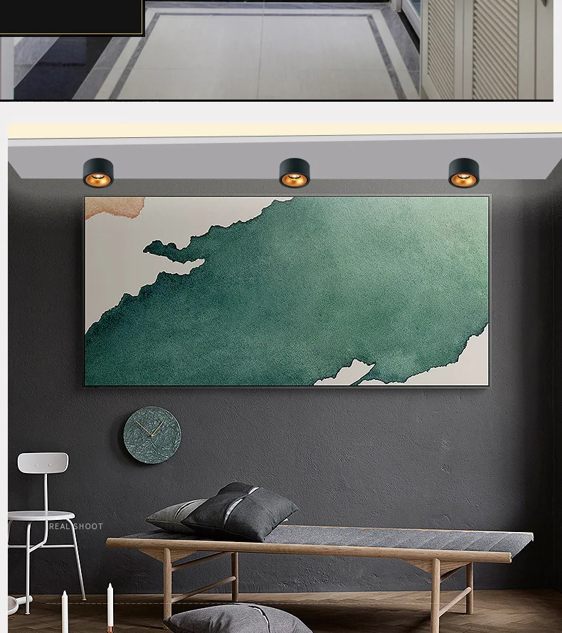 Surface mounted downlight 7W Dimmable ceiling surface mounted light flicker-free 10W surface mounted spot light