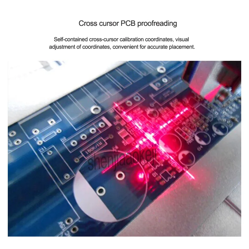 
110V / 220V (60hz / 50hz) electric small placement machine CHM-T36 automatic intelligent SMT embedded IPC desktop placement mach 