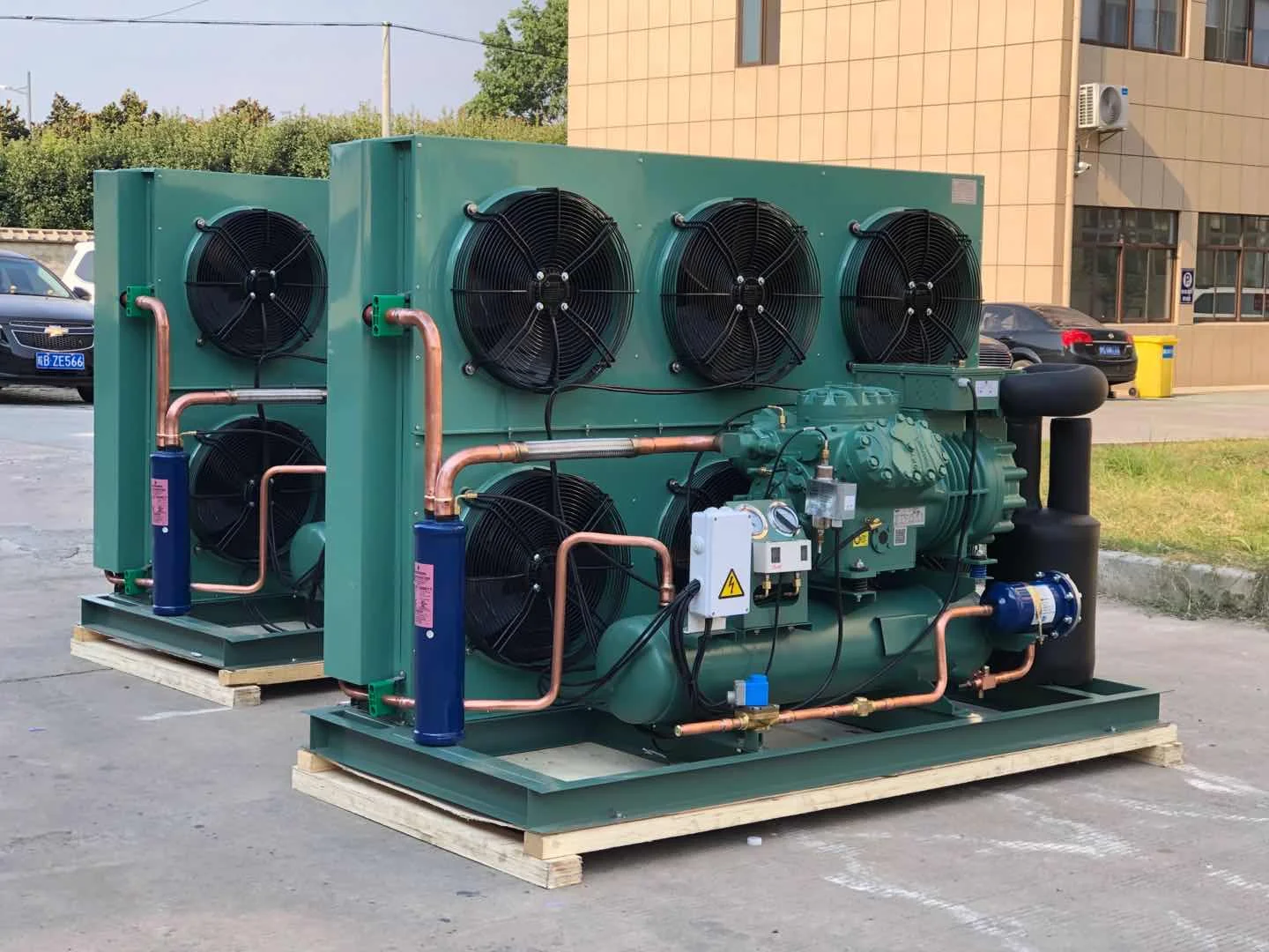 Air Cooled Cold Room Freezer Semi-Hermetic Compressor Refrigeration Condensing Unit