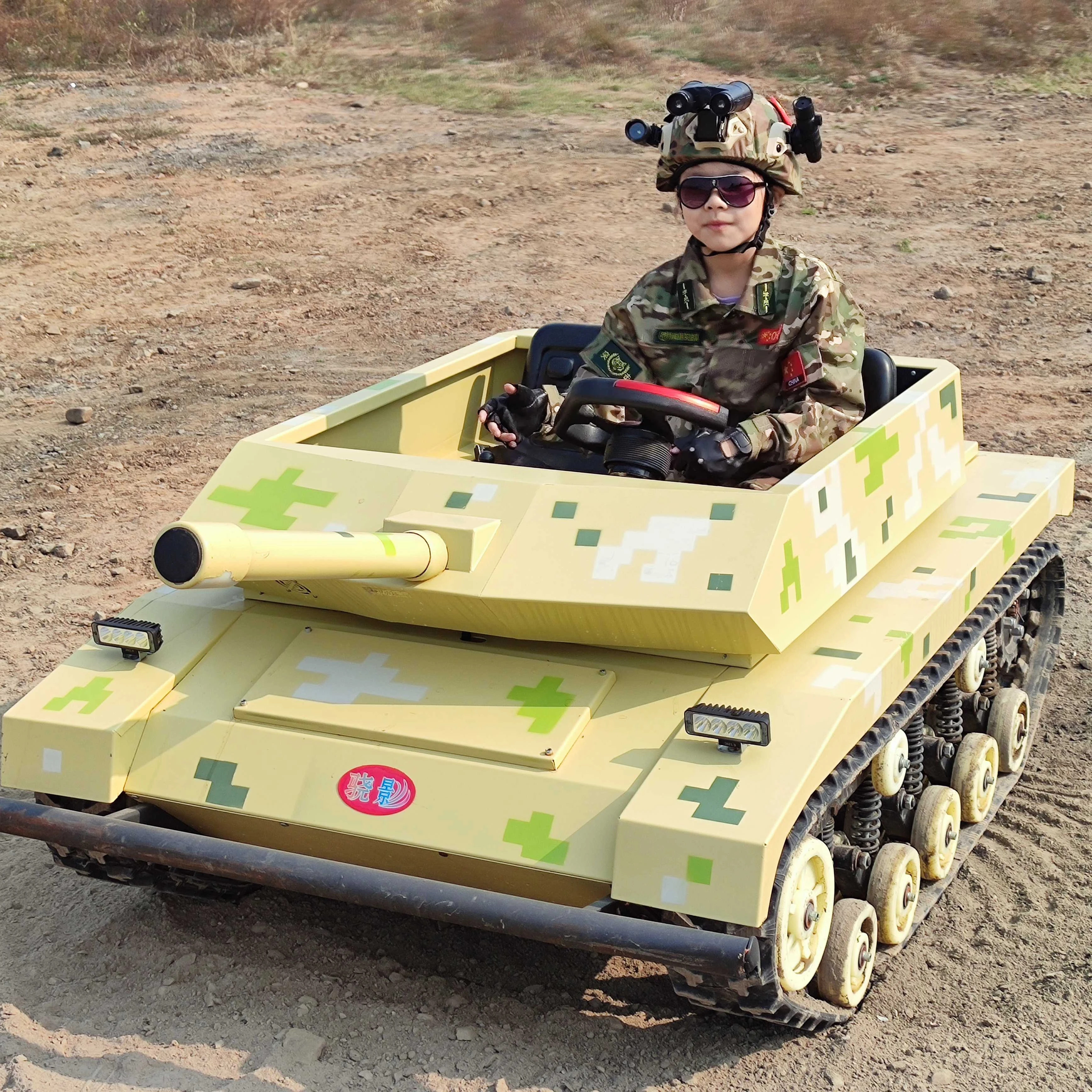 All-terrain amusement car, new playground projects, large amusement equipment, electric riding toy bumper car square car