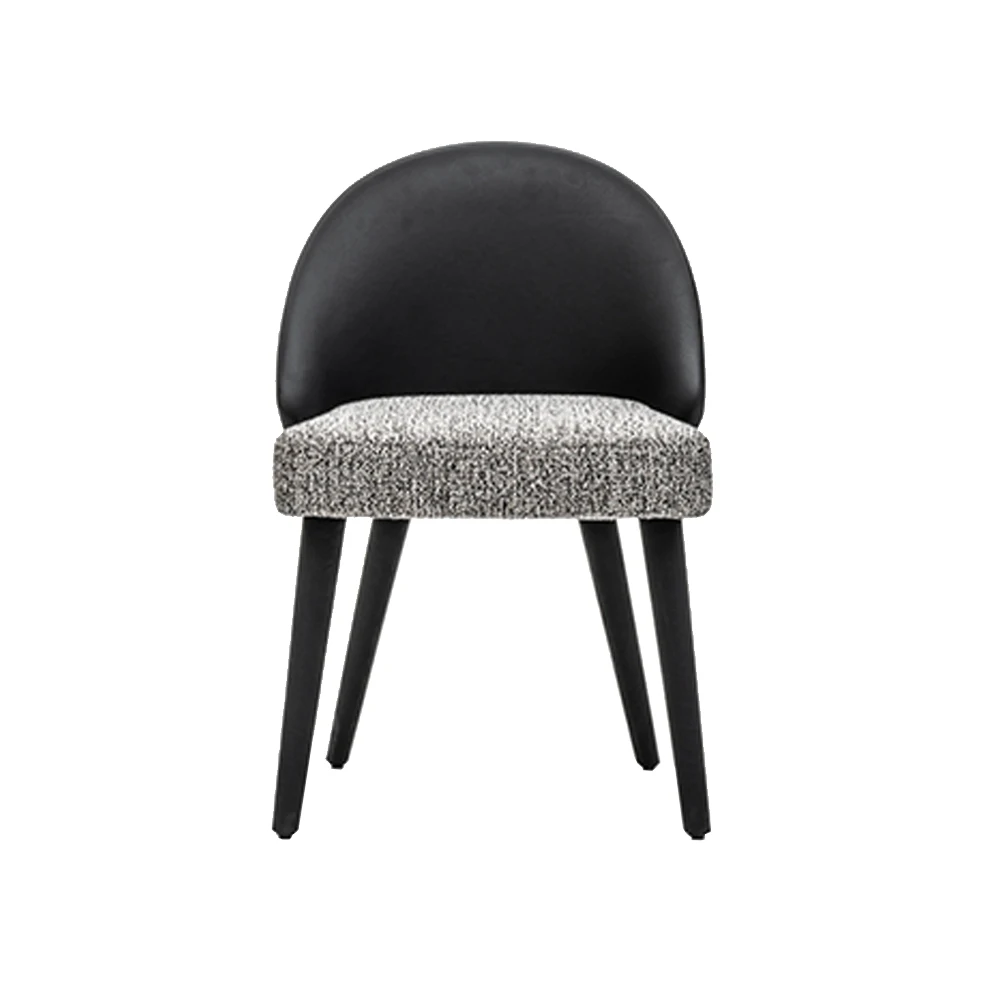 Modern luxury leather fabric dining chair for dining room in new design