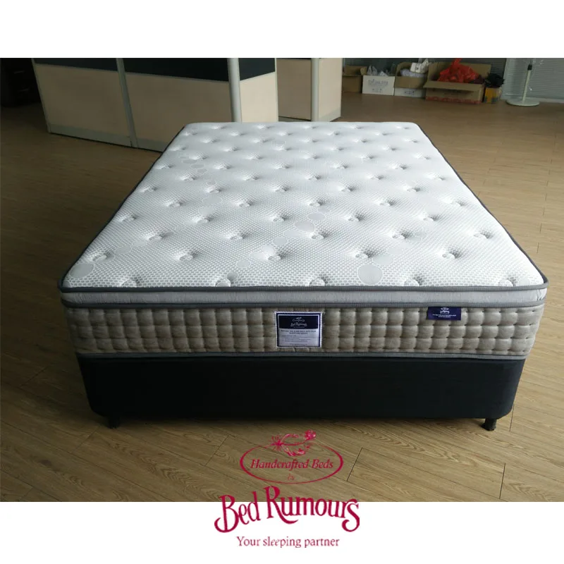 Korean low price golden supplier good price 3 zone pocket coil spring mattress in a box