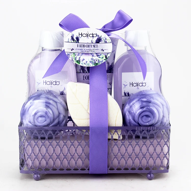 Unique Luxury Body Wash Bath Bomb Gift basket Sets Spa