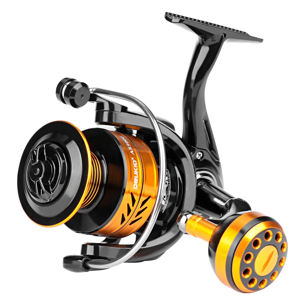 Lightweight Metal Body 10kg Max Drag baitcasting Sea Saltwater Spinning Fishing Reel wheel