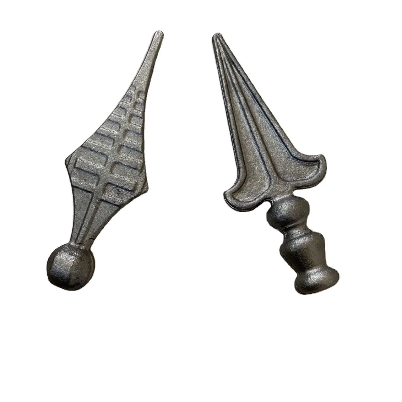 China factory fence gate arrow spear points finial wrought iron for gate
