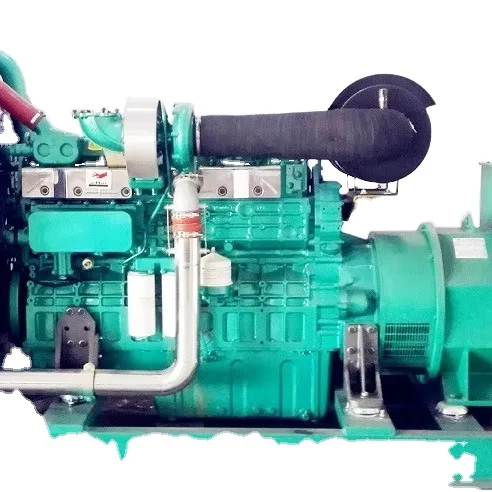 Custom 100KVA Yuchai Diesel Open type  Generator   Fynamo  Alternator 220v 60HZ 50HZ Brushless Generator