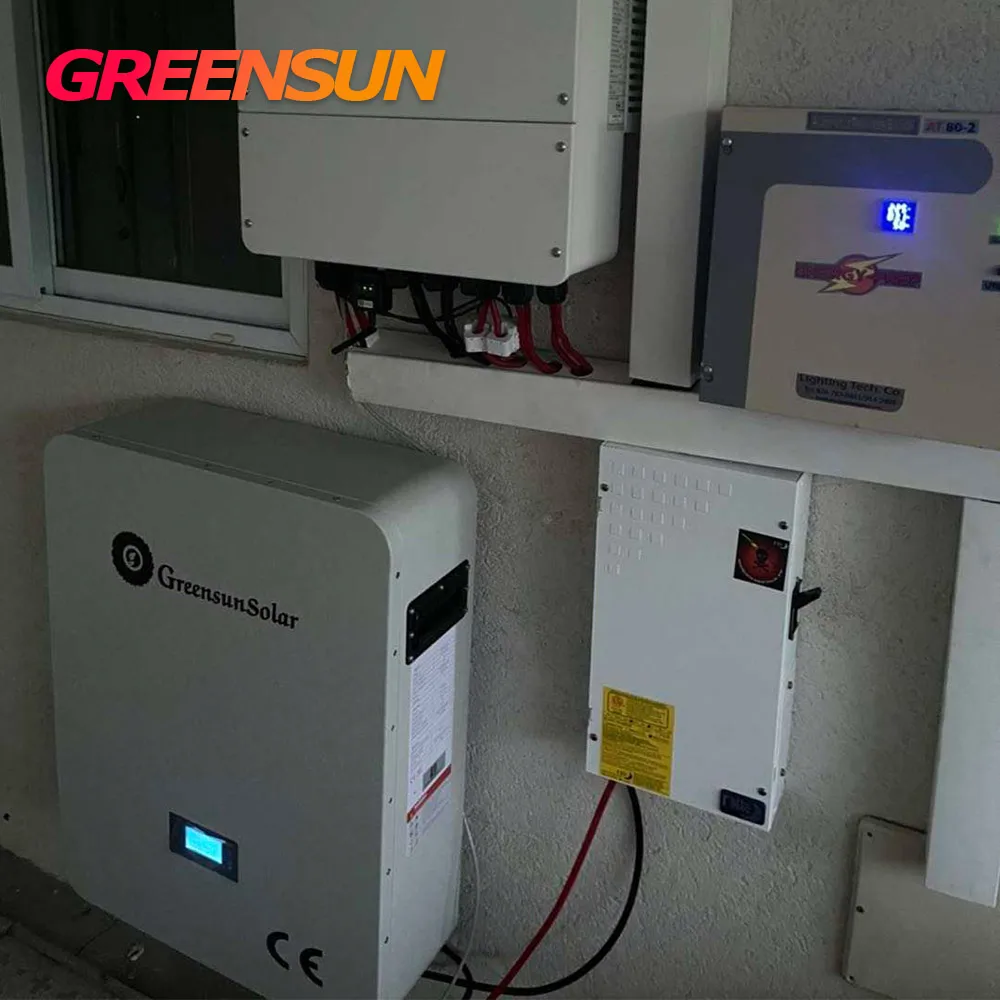 Greensun Batteries Solaires Lifepo4 Power Wall 48v 10kw 20kwh Lithium Iron Phosphate Battery 200ah for Home System
