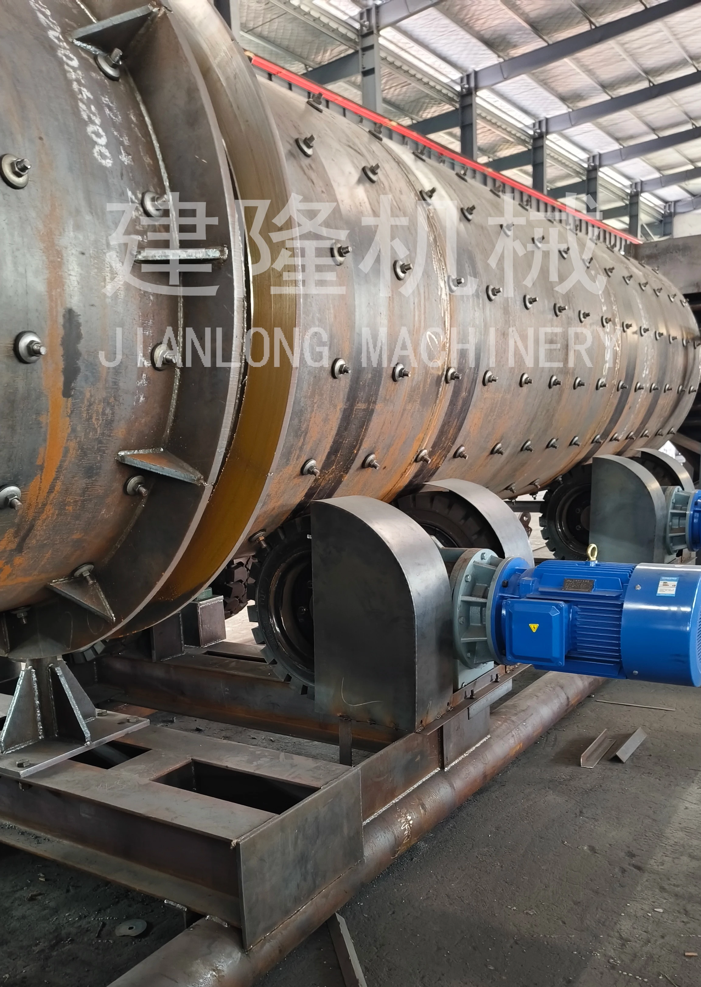 Rotary Drum Scrubber for Washing Clay from Minerals Sand Waste