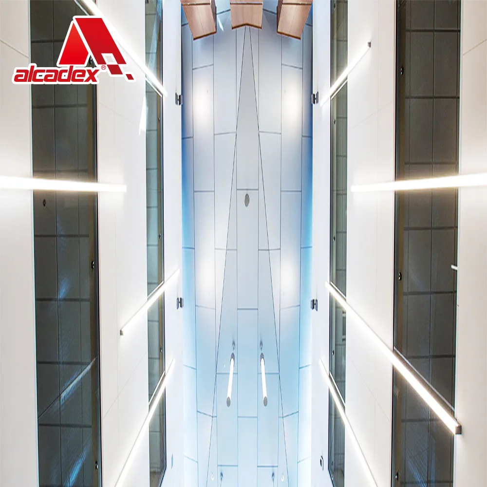 EN13501 Fireproof Non combustible A2  4mm Aluminium fabrication sheet composite panel with PVDF coating for 15-20 years warranty