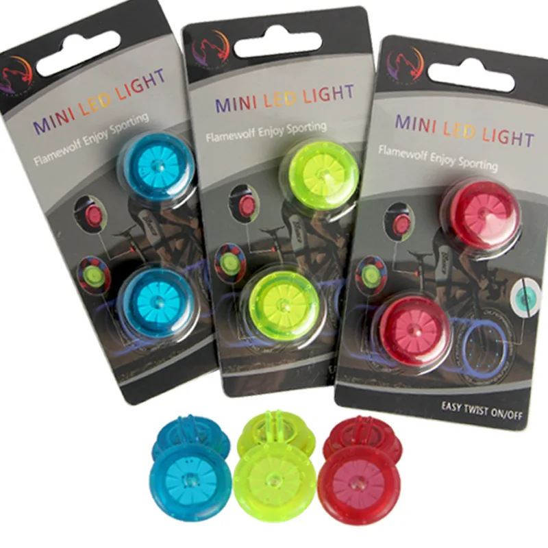 Waterproof Cycling Spoke Bike Lighting Safety Warning Bicycle Lights Bicycle Accessories 2M 20 LED Bicycle Wheel Light